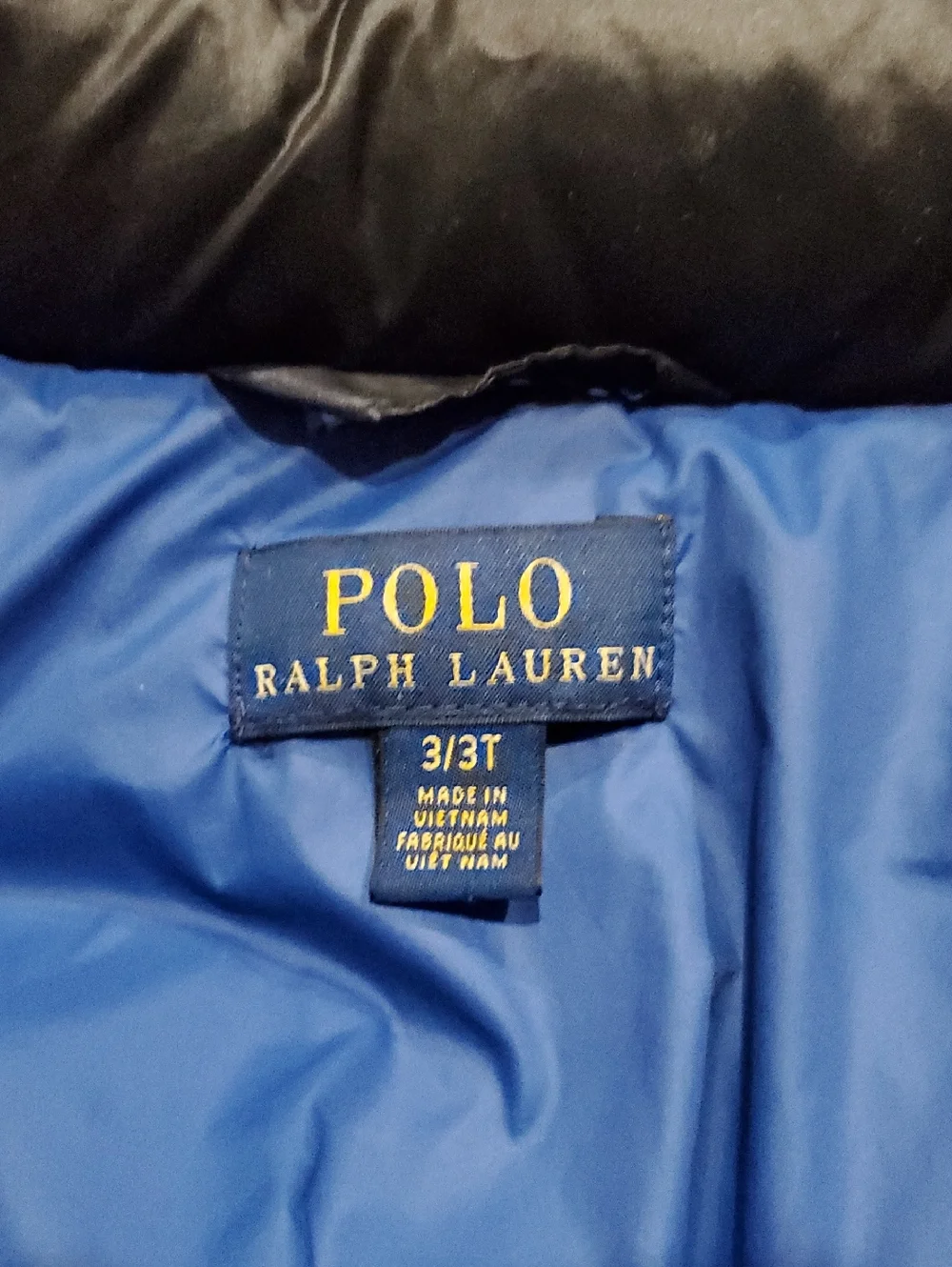 Polo Ralph Lauren Hawthorn Puffer Jacket In Black Size 3/3T